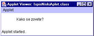 slika apleta i vrednost poruke